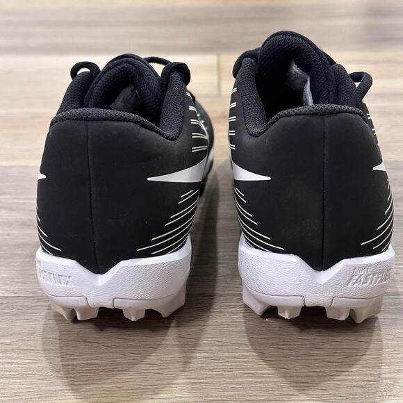 Nike Hyperdiamond Fastflex A07920-001 Woman’s 9 Black/White Softball Cleats EUC - Picture 7 of 11